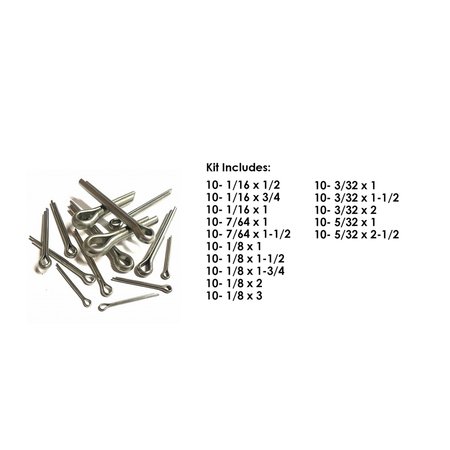 Titan Industrial Supply Cotter Pin Assortment SMPLCP